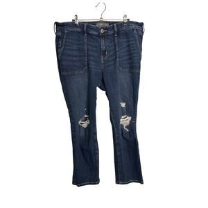 Torrid Jeans Womens 16 Regular Perfect Boyfriend Ankle Vintage Stretch Mid-Rise